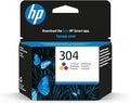 HP 304 Tri-Colour Original Ink Cartridge