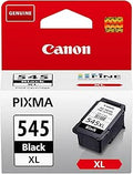 Canon Ink - PG-545XL High Yield Genuine Black Printer Ink Cartridge - Prints Up to 400 A4 Pages (1 x Cartridge)