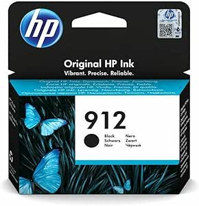 HP 912 Black Original Ink Cartridge (3YL80AE),packaging may vary