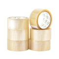 Clear Packing Tape, 6 Rolls 48mm x 66m, Parcel Tape for Packing Boxes, Moving Houses, and Shipping, Heavy Duty Packaging Tape, 6 Pack of Clear Tape, Box Tape