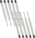 CiciIng 10-Pack Black Ink Metal Ballpoint Pen Refills, Medium Point, for Parker and Compatible Pens