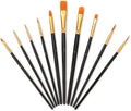 Professional Painting Brushes Set, 12 PCS Artists' Brushes for Acrylic Painting, Adults & Kids