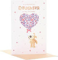 Boofle Birthday Card For Daughter - Cute Heart Balloon Design