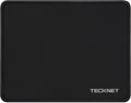 TECKNET Mouse Mat 270 x 210 x 3 mm Gaming Mouse Pad, Non-Slip Rubber Base, Waterproof Surface, Stitched Edges Mouse pad, Compatible with Laser and Optical Mice