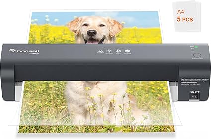Bonsaii A3 Laminator Machine with Never Jam Technology, NTC Precision Temperature Control, Three Heat Settings, Max 13 Inch Width - Grey (L318-A)