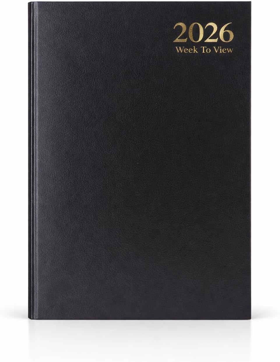 2026 A5 Week-to-View Diary by 1ABOVE – Casebound Hardback Weekly Planner with 60gsm Paper – Compact Organizer for Home, Office & Everyday Use (Black)
