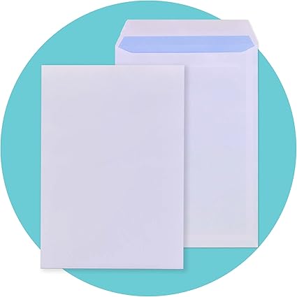 Triplast 50 x C5 White Self Seal Security Envelopes (Size: 229x164mm) | Fully Opaque, Self Sealing & Printer Safe Mailing Paper Envelopes | Ideal for Everyday Home, Office & Commercial Use