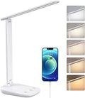 Desk lamp, Eye-Caring LED Desk Lamp with USB Charging Port, 5 Light Modes, 700 Lumen Stepless Dimmable Desk Light with Timer, Memory Function, Daylight Desk Lamp for Home Office Study Reading 5V, 2A [Energy Class F] Brand: BSRANE