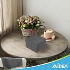 AIDEA Microfibre Cleaning Cloths, Pack of 8, Reusable Lint-Free, 30×30 cm, Grey