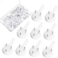 50pcs Non-Trace Picture Hooks for Hard Wall, Picture Hanging Kit for Picture Frame Fixing, Picture Hanger Hook for Plasterboard Walls Drywall Concrete Wall