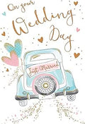 Piccadilly Greetings Modern Wedding Card Wedding - 7 x 5 inches