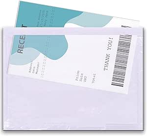 Triplast 100 x A6 Plain Document Enclosed Wallet (158 x 110 mm) | Peel & Seal Clear Plastic Envelopes/Sleeves/Pockets/Wallets | Attach Invoices, Packing Lists & Delivery Notes to Parcels Visit the Triplast Store