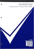 Nu Notebooks - Office Range - A4 Refill Pad - A4 Notebook - Stationery Notebooks - Writing Pad - 160 Pages, White