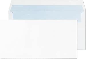 Blake Purely Everyday DL 110 x 220 mm 90 gsm Self Seal Wallet Envelopes (13882/100 PR) White - 100 Count ( Pack of 1)