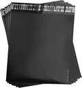 Postage Bags for Clothes - Pack of 20 - Black -14x19 inch Parcel PolyBags for Posting Clothes - Self Seal Postal, Packaging Mailers -Tear Resistant Mailing, Shipping Bags