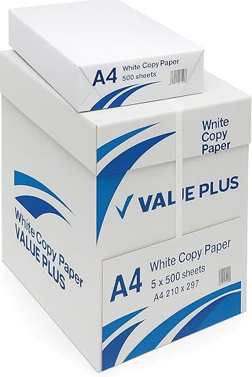 Office Copier A4 Printer Paper 75gsm- 5 Reams - 2500 Sheets | Full Box |