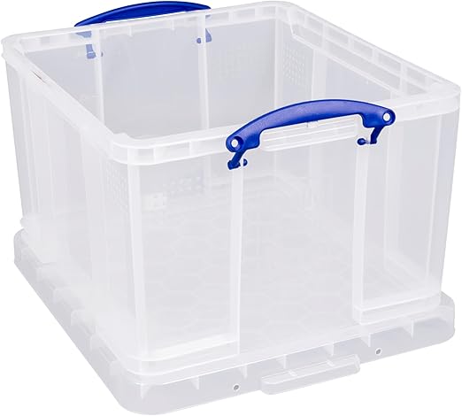 Really Useful Plastic Storage Box 42 Litre Clear
