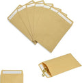 Small Brown Envelope for Seeds, Adhesive Paper Envelope Seed Packet, for Money Seed Packaging Storage Small Items Payroll Beads (6 * 11.5cm)