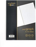 Eastlight A4 Professional Graph Pad 50 Sheets 95gsm Premium Quality Paper, Printed 2/10/20mm Graph