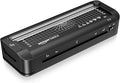 Amazon Basics 3 in-1 A4 Thermal Laminator with Trimming, Punching, Corner Rounding Functions, Includes 10 Pouches, Black