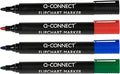 Q-Connect Flipchart Marker Pen Bullet Tip Assorted (Pack of 4)