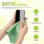 HOMEXCEL Microfiber Cleaning Cloths, Pack of 8, Lint-Free 30×30 cm