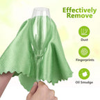 HOMEXCEL Microfiber Cleaning Cloths, Pack of 8, Lint-Free 30×30 cm