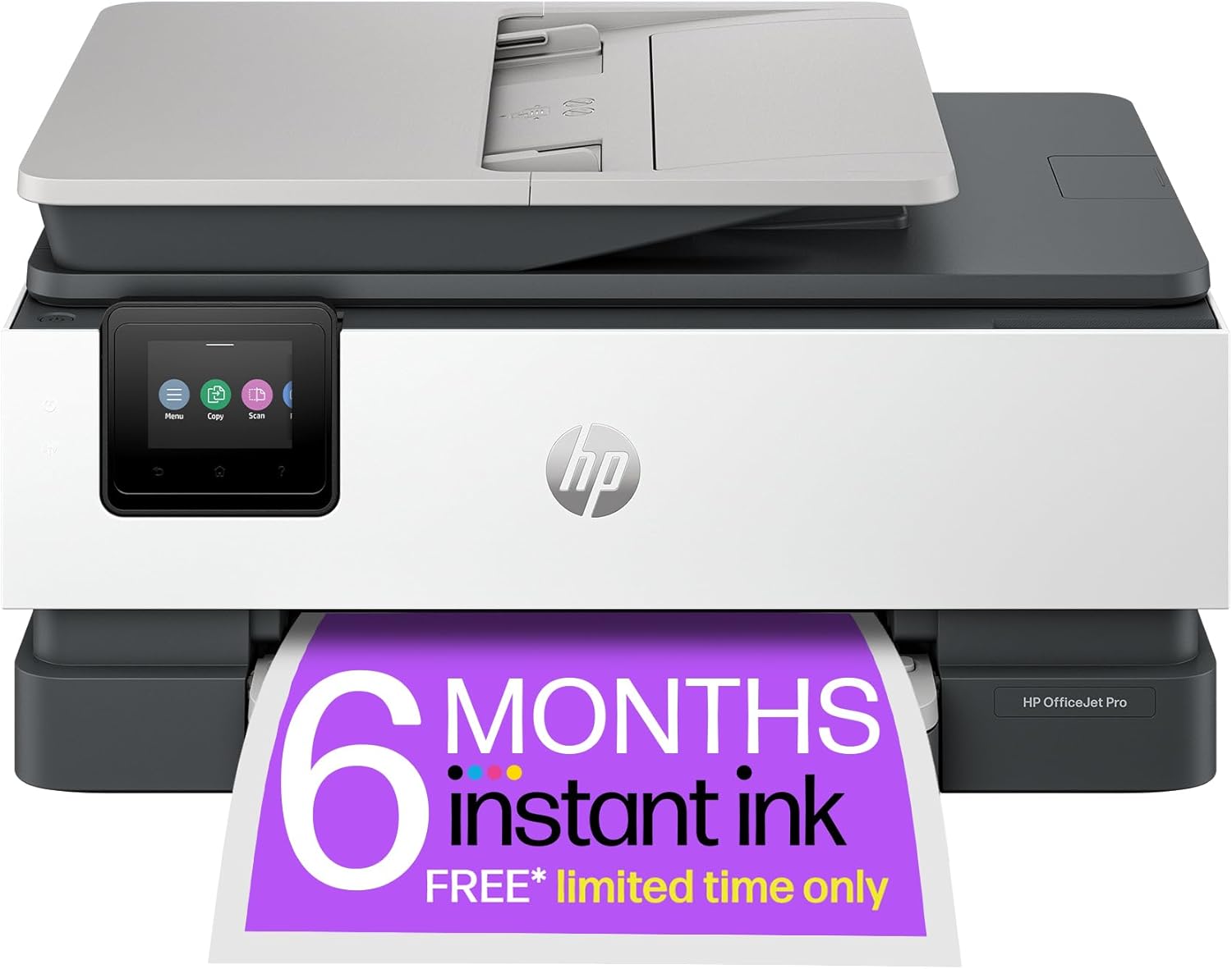 HP OfficeJet Pro 8132e All-in-One Printer | Colour | Printer for Home | Print, Scan, Copy, Fax Automatic Document Feeder| 3 Months of free Instant Ink | Up to 3 Year Warranty