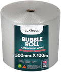 Bubble Wrap for Moving House (500mm x 100m) Quality Premium Bubble Wrap Roll, Office and Industrial Use Lightweight, Durable, and UK Manufactured