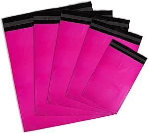 Postage Bags for Clothes Pack of 50-5 Mixed Sizes Parcel Bags for Posting Clothes Self Seal Postal Bags Packaging Bags Tear Resistant Mailing Bags Shipping Bags - Pink Visit the MXtore Store