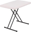 LIFETIME 30-Inch Adjustable Height Personal Table, Almond