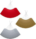 Hallmark Gift Tags, Pack of 30 in 3 Festive Colours, Red, Silver, Gold, Christmas, With Twine
