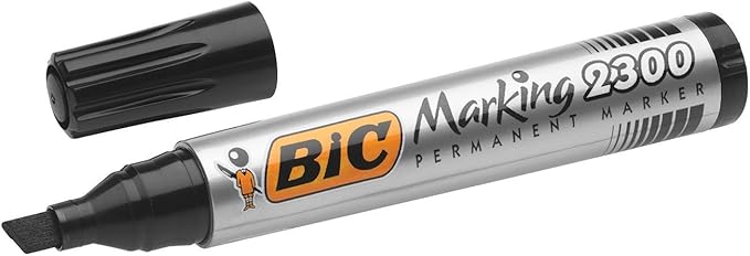Bic Marking 2300 Permanent Marker Pens Pack of 3 PTE mm Wide Black