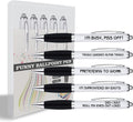 Funny Pens, 5 Pack Rude Novelty Ballpoint Pens Gifts for Work Colleague, Funny Work Sucks Pen Set for Adults Women Men Colleague, Office Colleague Birthday or Leaving Funky Stationery Quirky Gifts