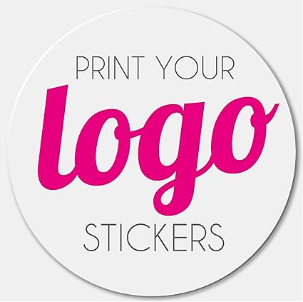 Round Customised Labels | Any Material, Size, Quantity | Upload Your Image or Text | Matt, Gloss, Kraft, Polyester | Logo Stickers Personalised for Party Bags | Business Labels (37mm)