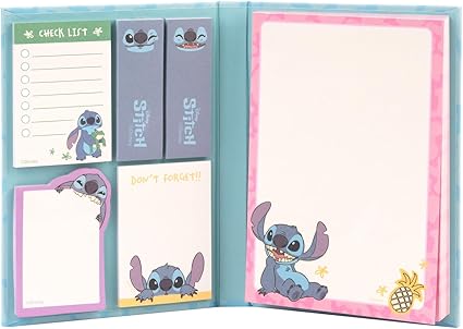 Grupo Erik Sticky Notes Set - Disney Stitch Stationery | 6 Notepads In Different Sizes, Cute Sticky Notes | Lilo and Stitch Gifts, Disney Gifts Under 10 Pounds
