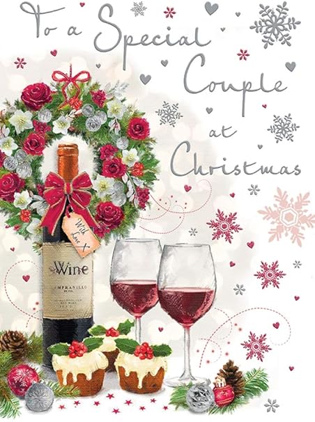 Piccadilly Greetings Group Ltd Regal Publishing C85136 Christmas Card Special Couple,grey|brown|red|beige, 9 x 6 inches