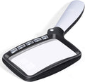 Kaome Rectangular Magnifying Glass with Light Magnifier Large Foldable Handheld 5 LED, 2 Dimming Modes, 2X Magnifying Reading for Seniors Low Vision Books Pages Magazines Newspapers Maps Jewelry