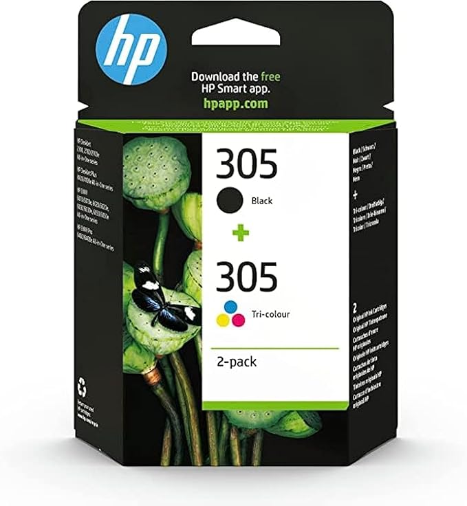 HP 305-3YM61AE/3YM60AE Multipack Original Ink Cartridges Black and Three Colours