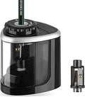 Linkstyle Electric Pencil Sharpener, Automatic Battery Powered Pencil Sharpener for Home and Office School, Black