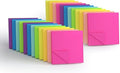 1920 Sheets 3x3 Inches Bright Sticky Notes,8 Brilliant Colors Assorted Removable Self-Stick Notes,80 Sheets/Pad