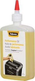 Fellowes Shredder Oil for Micro Cut and Cross Cut Paper Shredders, 355ml - Shredder Oil Lubricant