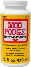Mod Podge, Water-base Sealer, Glue and Finish, Matte Finish, CS11302, 473 ml Bottle