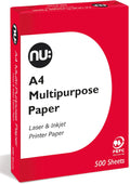 A4 Multi-Purpose Printer Paper | White | 500 Sheets | Smooth Surface | Suitable for Inkjet, Laser & Copier Use | Ideal for Home & Office