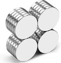 20 Pack 10 mm x 3 mm Magnets, Fridge Magnet, Strong Small Magnet, Strong Whiteboard Magnets, Tiny for Adults, Magnetic Flat for Fridge, Whiteboards, Crafts, DIY