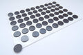 20 Pack - Self Adhesive Magnets for Crafts - Magnetic Dots Circles - Approx 12mm Wide x 1.5mm Thick - a2bsales -PLEASE READ INTENDED USE