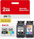 540XL and 541XL Ink Cartridges Replacement for Canon 540 and 541 Ink Cartridges Printer Ink PG540 Black CL541 Colour XL for Canon Pixma TS5150 TS5151 TS5100 MG3600 MG3650S MG3650 MG4250 MX475