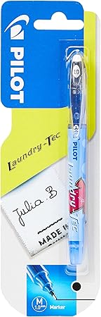 Pilot Laundry Tec Fabric Marker 1.0 mm Tip - Black, Single Pen