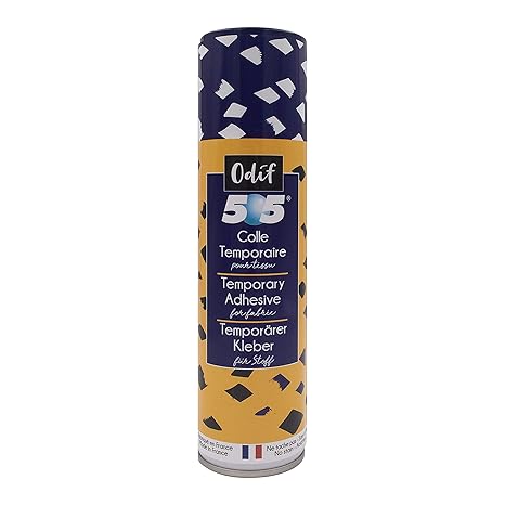 Odif 505 Temporary Adhesive Spray for Fabric 250 ml - Fabric Spray Glue for Craft - Paper Adhesive for All Your Creative Projects