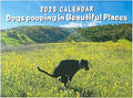 Dogs Pooping In Beautiful Places Calendar 23/2024 - Pooping Puppies - Humor Funny Wall Calendar - Wall Art Gag Humor Gift Prank Calendar for Birthdays, Christmas